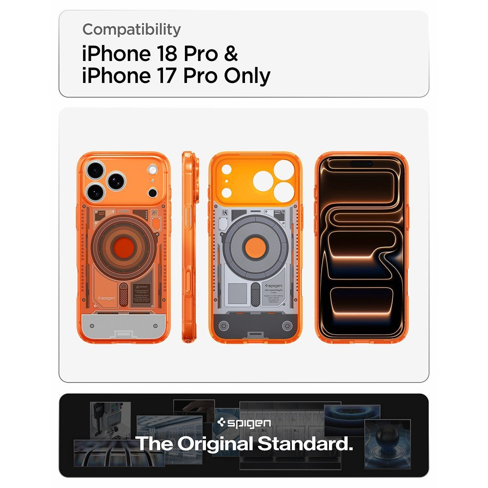 Spigen iPhone 17 Pro/iPhone 18 Pro Cover Classic C1 MagFit Tangerine