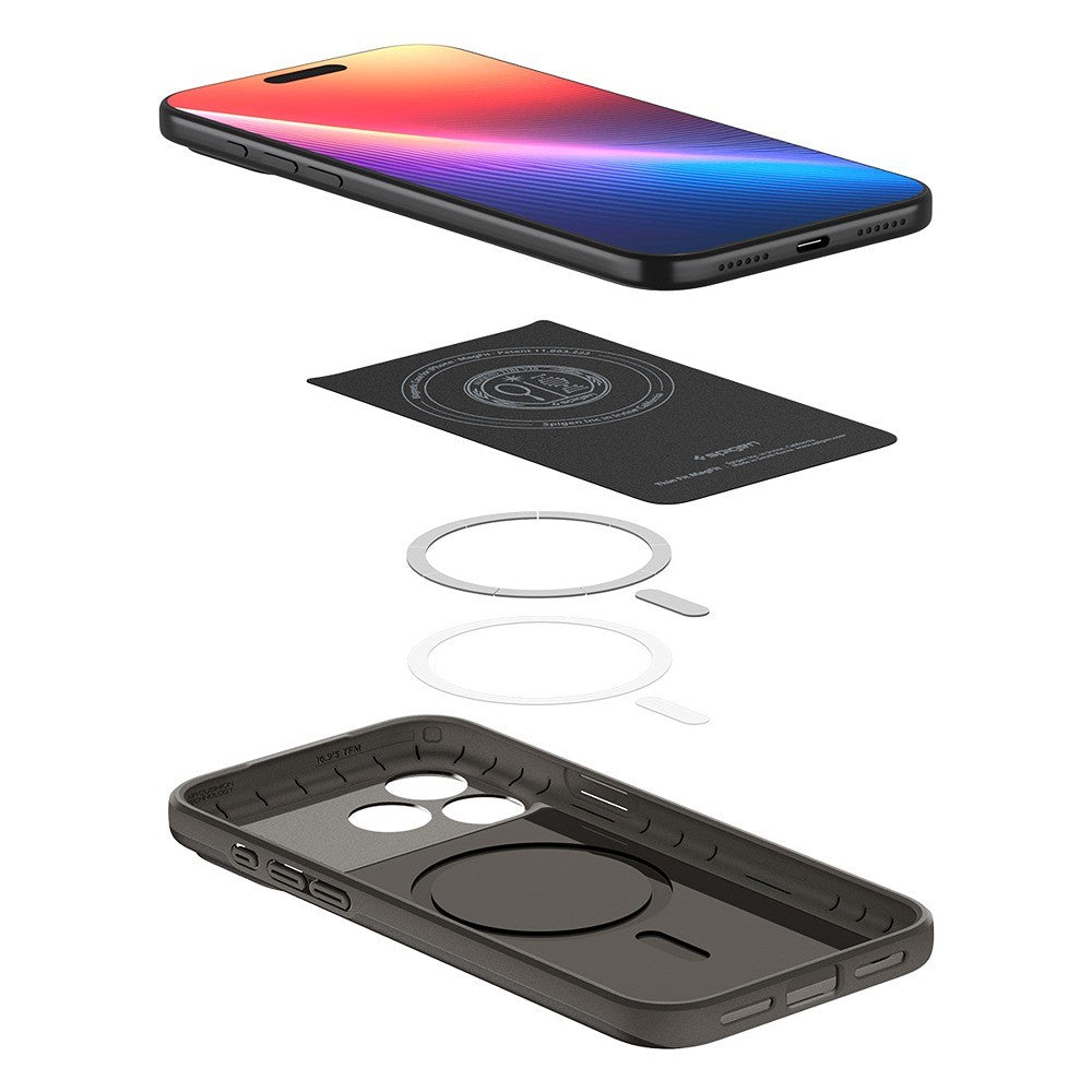 Spigen iPhone 17 Pro/iPhone 18 Pro Cover Thin Fit MagFit Gunmetal