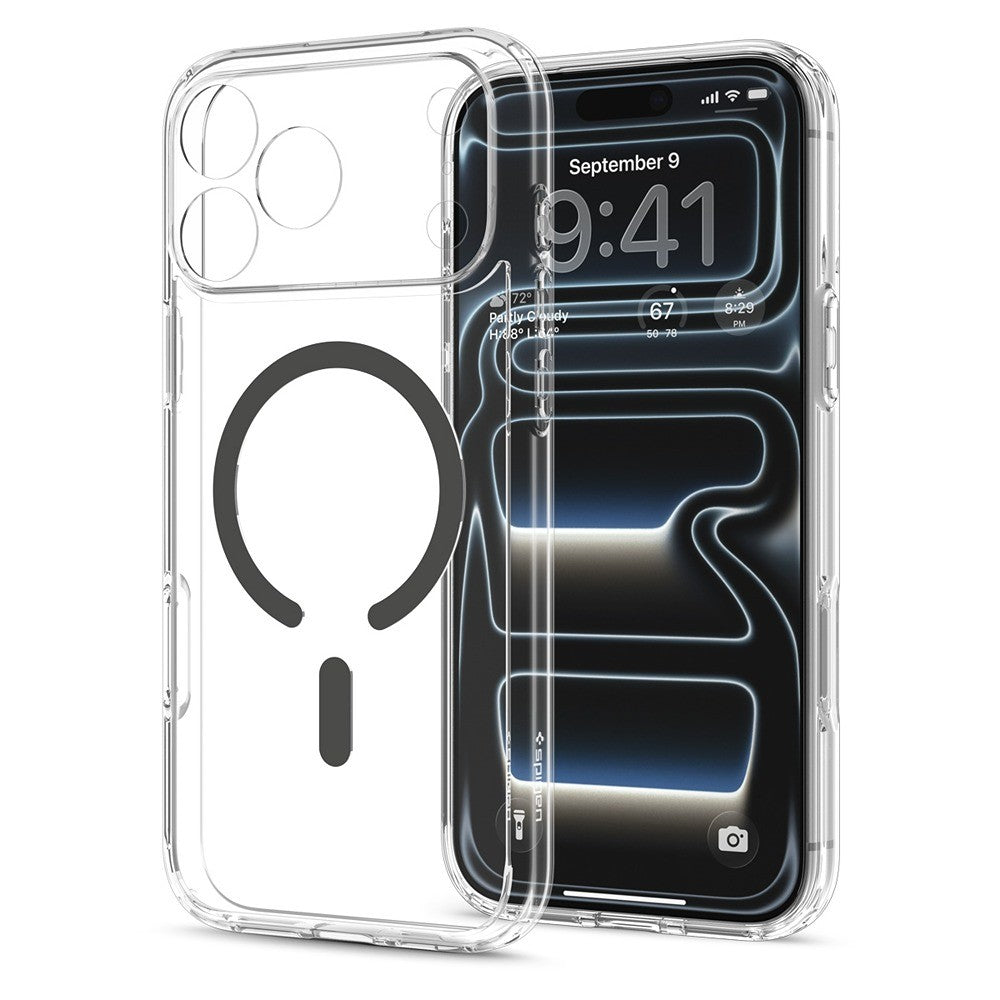 Spigen iPhone 17 Pro/iPhone 18 Pro Cover Ultra Hybrid MagFit Clear Graphite