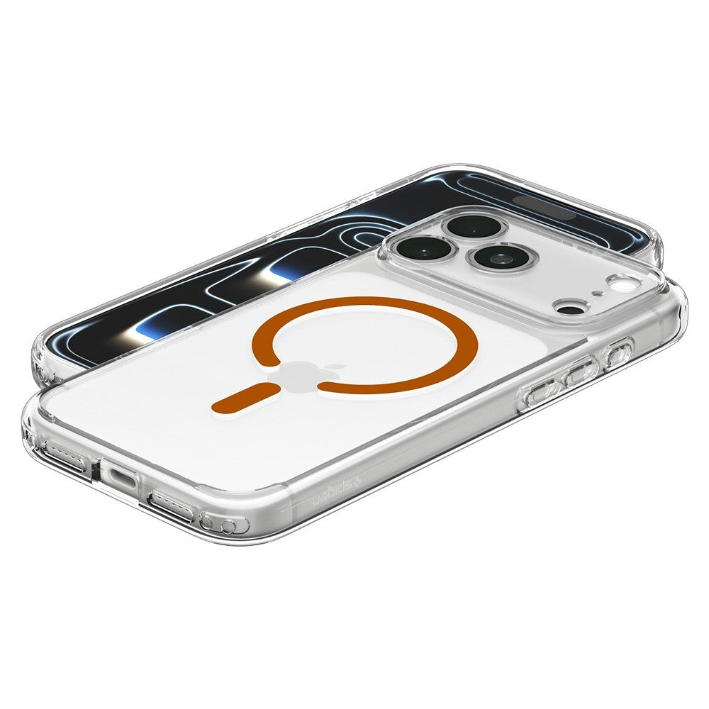 Spigen iPhone 17 Pro/iPhone 18 Pro Cover Ultra Hybrid MagFit Clear Orange