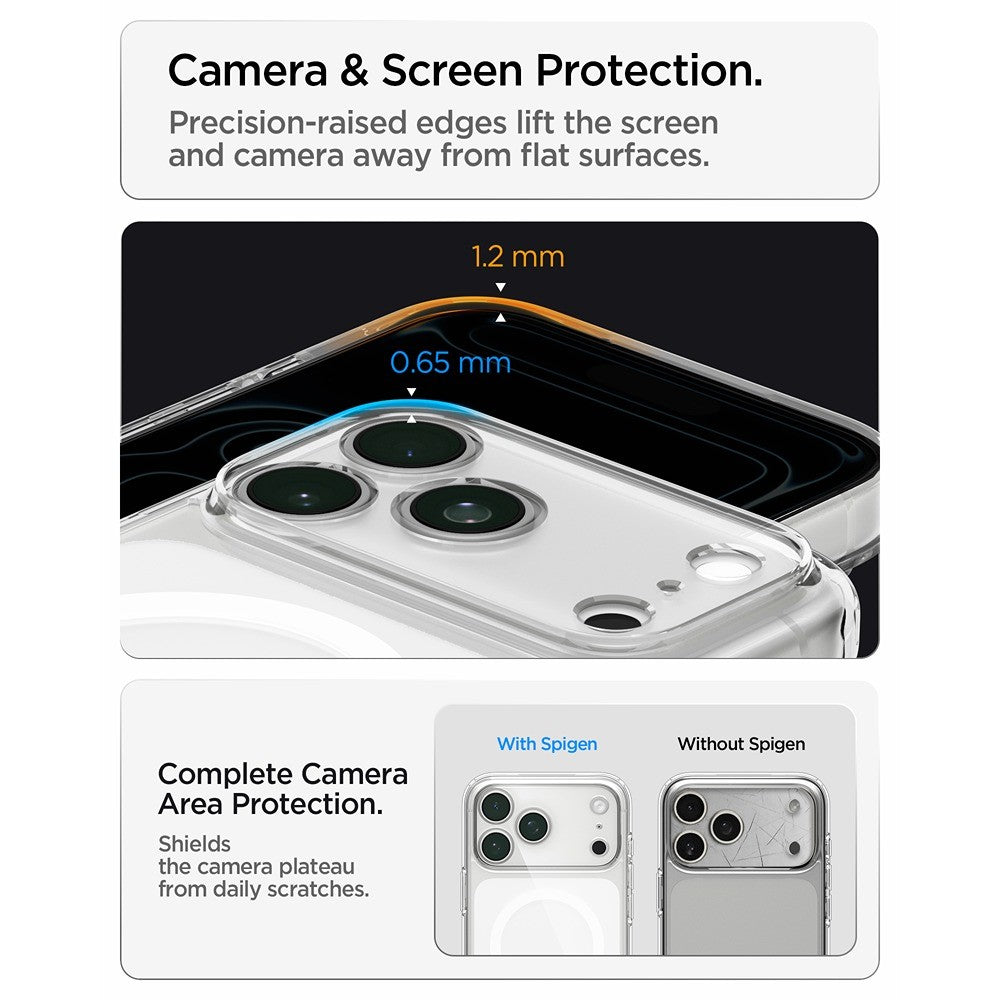 Spigen iPhone 17 Pro/iPhone 18 Pro Cover Ultra Hybrid MagFit Clear White