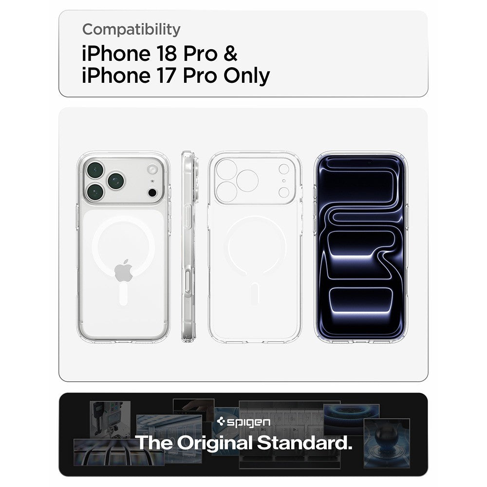 Spigen iPhone 17 Pro/iPhone 18 Pro Cover Ultra Hybrid MagFit Clear White