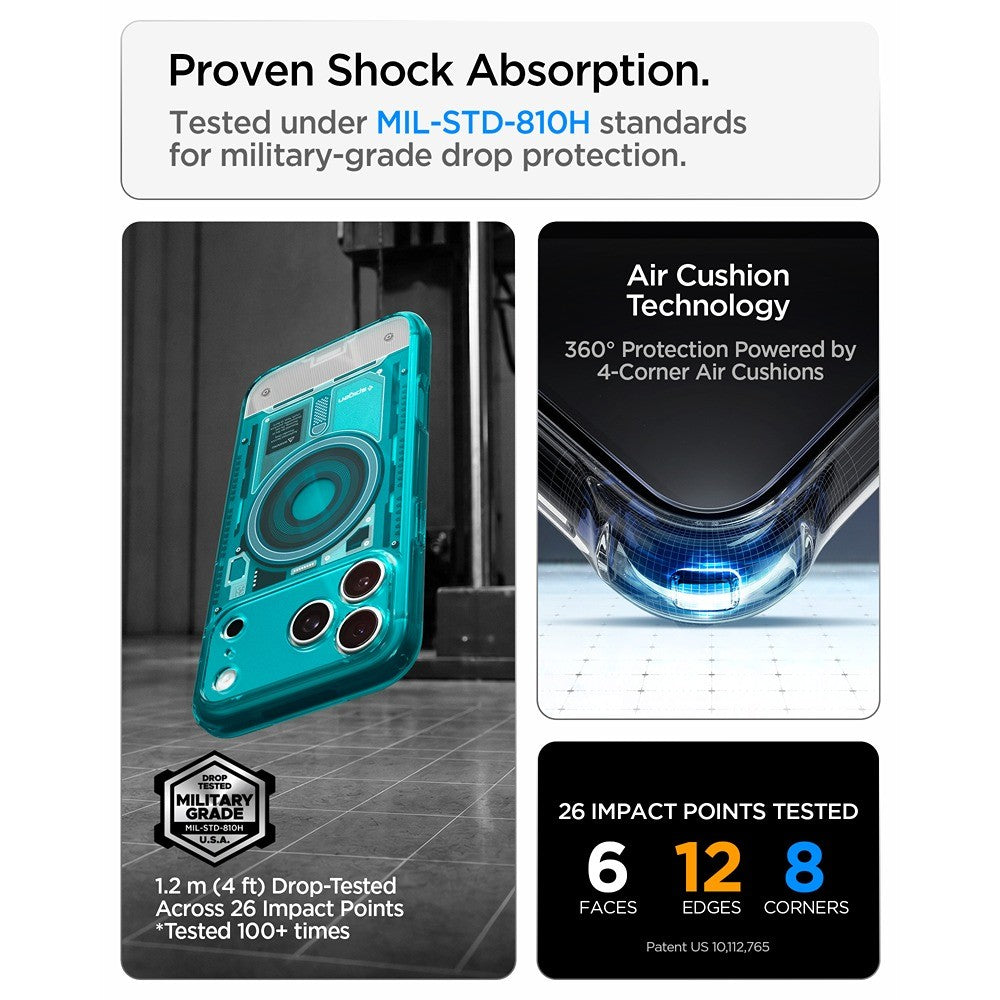 Spigen iPhone 17 Pro Max/iPhone 18 Pro Max Cover Classic C1 MagFit Bondi Blue