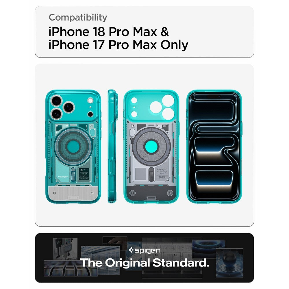 Spigen iPhone 17 Pro Max/iPhone 18 Pro Max Cover Classic C1 MagFit Bondi Blue