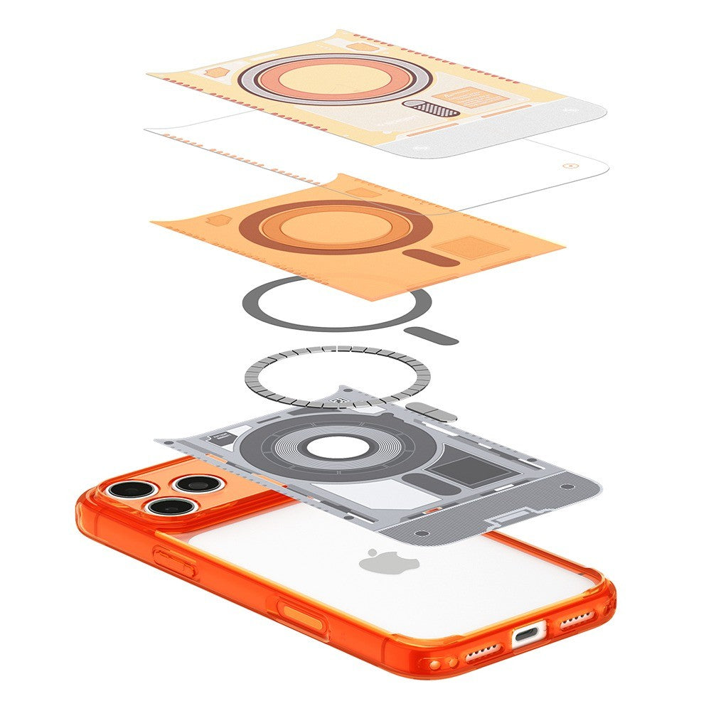 Spigen iPhone 17 Pro Max/iPhone 18 Pro Max Cover Classic C1 MagFit Tangerine