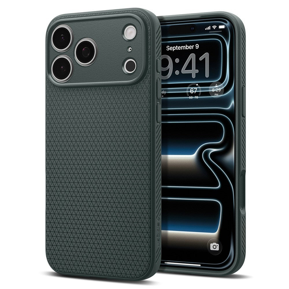 Spigen iPhone 17 Pro Max/iPhone 18 Pro Max Cover Liquid Air Abyss Green