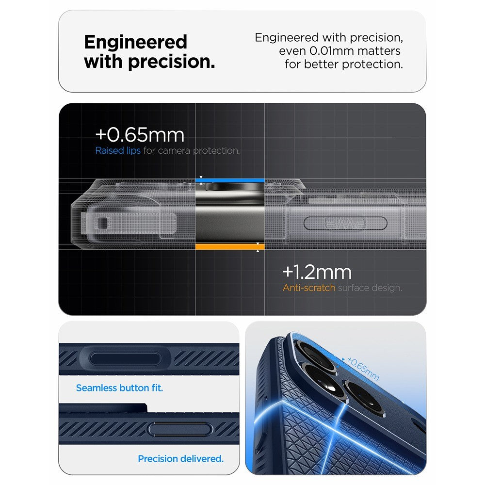 Spigen iPhone 17 Pro Max/iPhone 18 Pro Max Cover Liquid Air Navy Blue