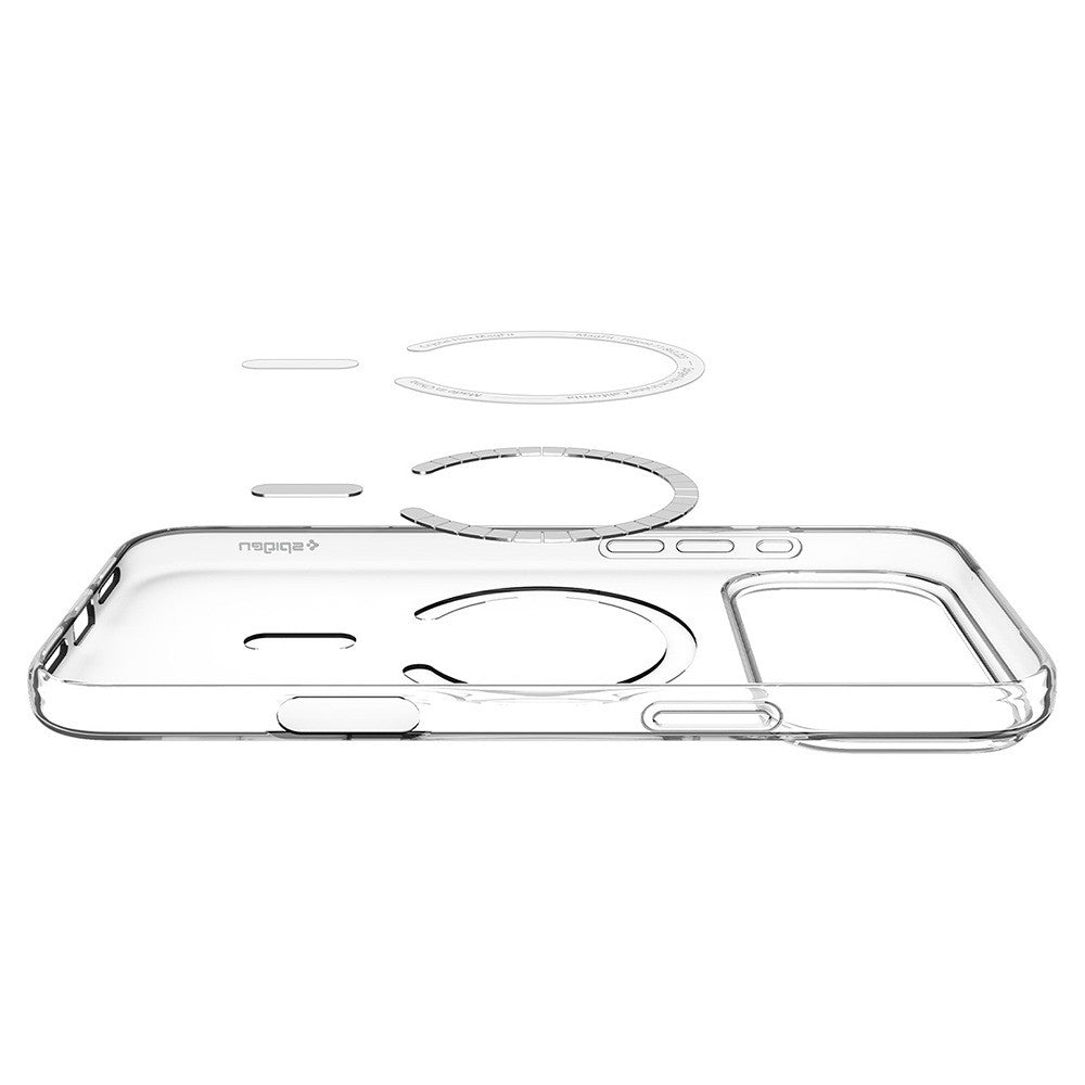 Spigen iPhone 17 Pro Max/iPhone 18 Pro Max Cover Liquid Crystal MagFit Clear White