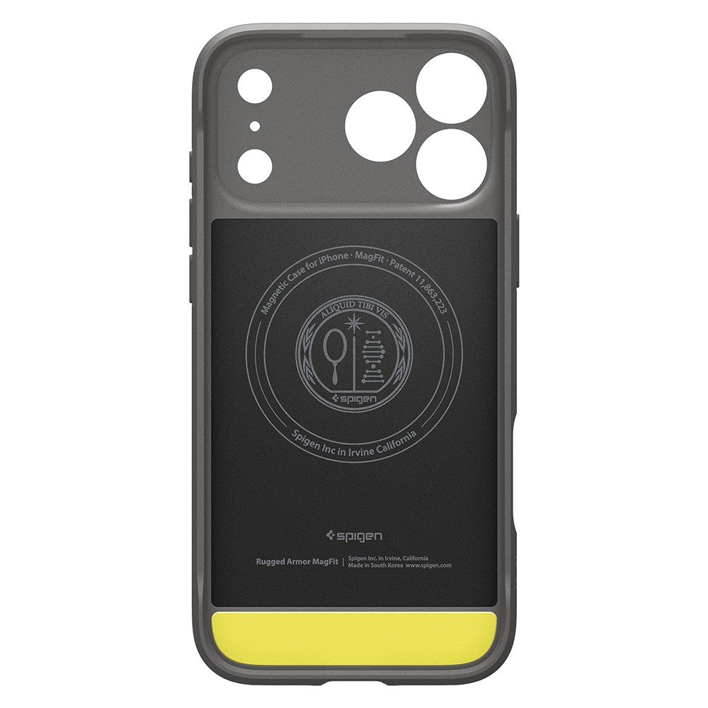 Spigen iPhone 17 Pro Max/iPhone 18 Pro Max Cover Rugged Armor MagFit Grå