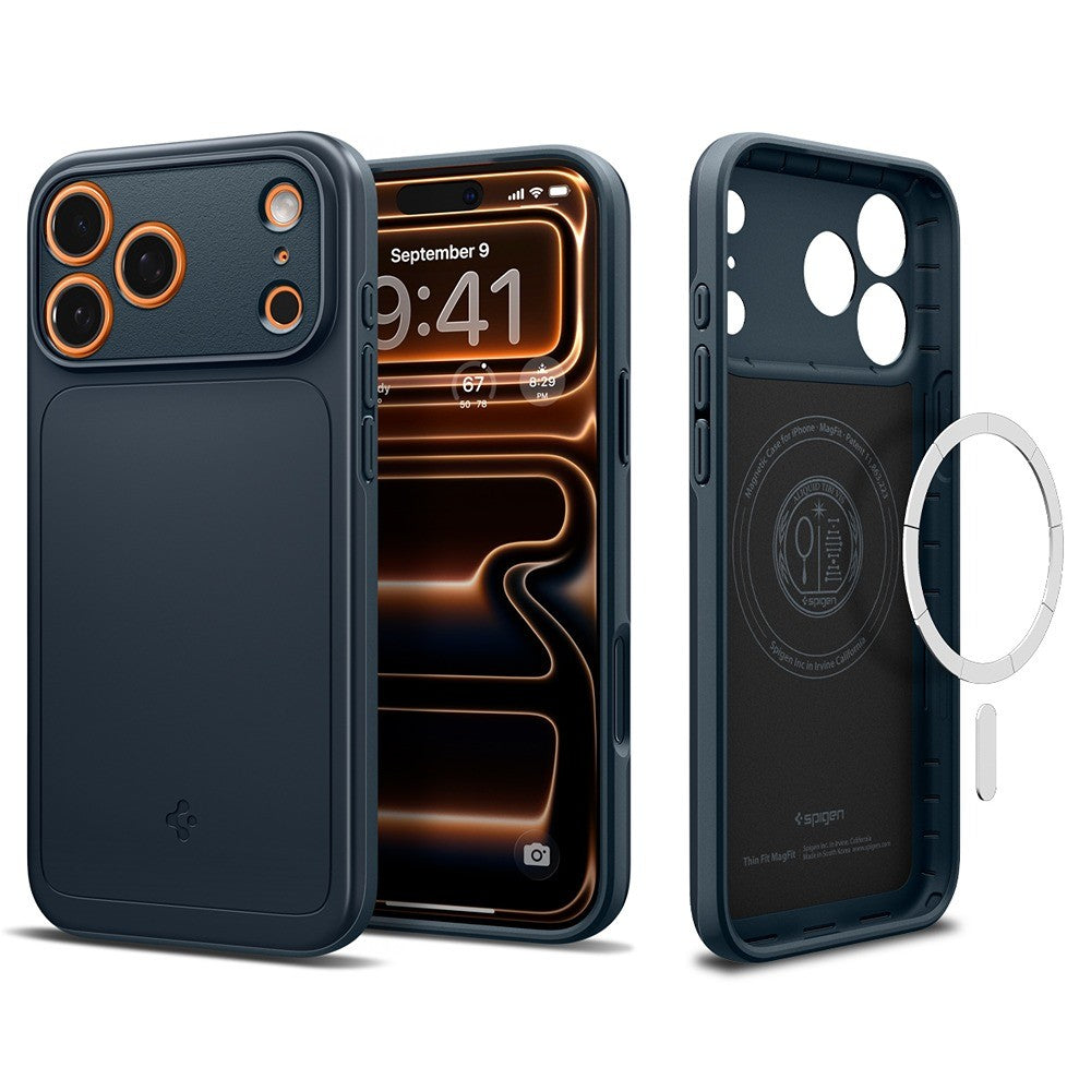 Spigen iPhone 17 Pro Max/iPhone 18 Pro Max Cover Thin Fit MagFit Metal Slate