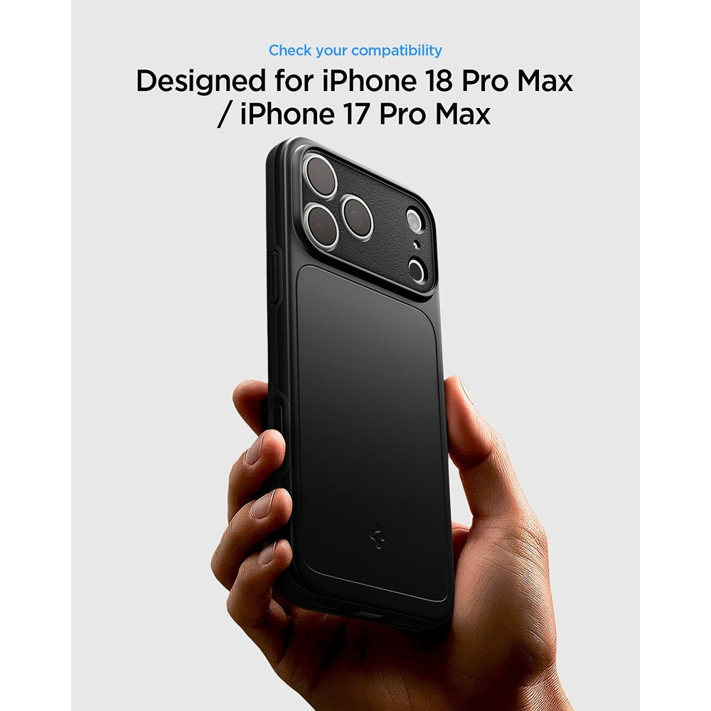 Spigen iPhone 17 Pro Max/iPhone 18 Pro Max Cover Thin Fit MagFit Sort