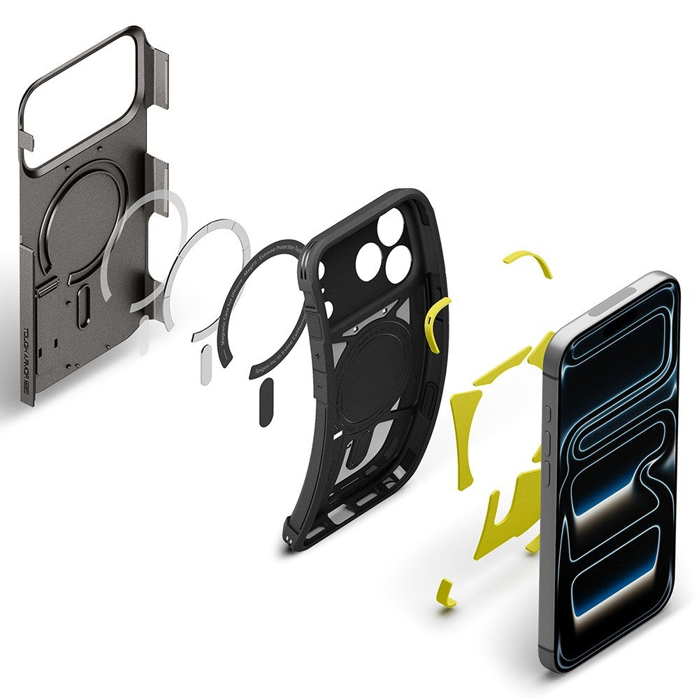 Spigen iPhone 17 Pro Max/iPhone 18 Pro Max Cover Tough Armor T MagFit Gunmetal