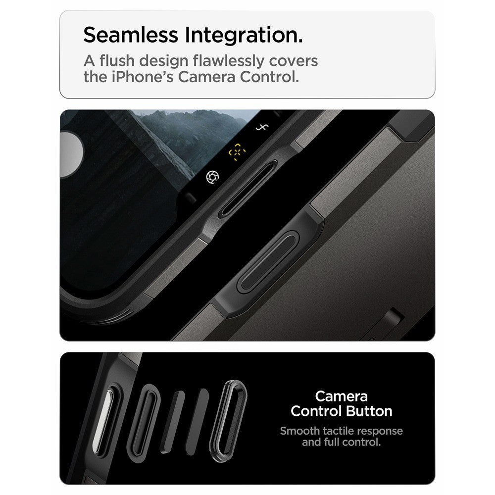 Spigen iPhone 17 Pro Max/iPhone 18 Pro Max Cover Tough Armor T MagFit Gunmetal