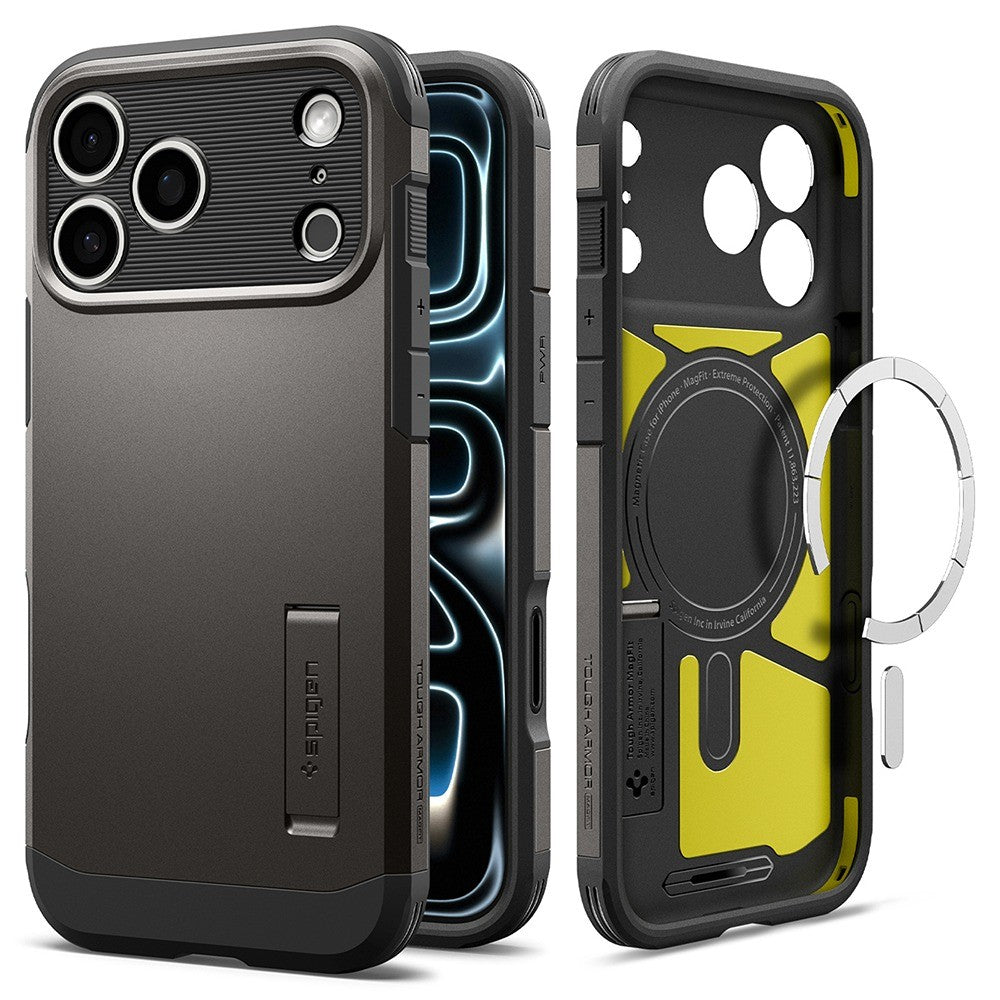 Spigen iPhone 17 Pro Max/iPhone 18 Pro Max Cover Tough Armor T MagFit Gunmetal