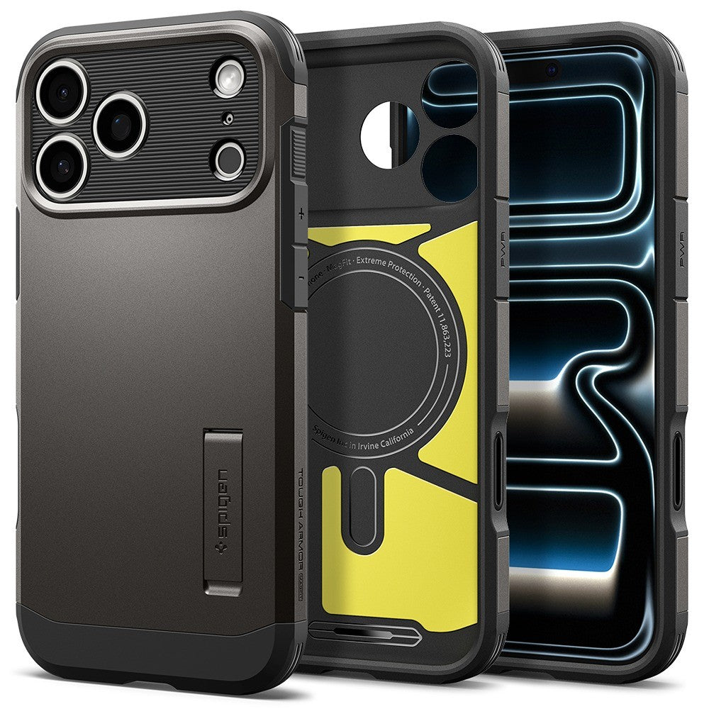 Spigen iPhone 17 Pro Max/iPhone 18 Pro Max Cover Tough Armor T MagFit Gunmetal
