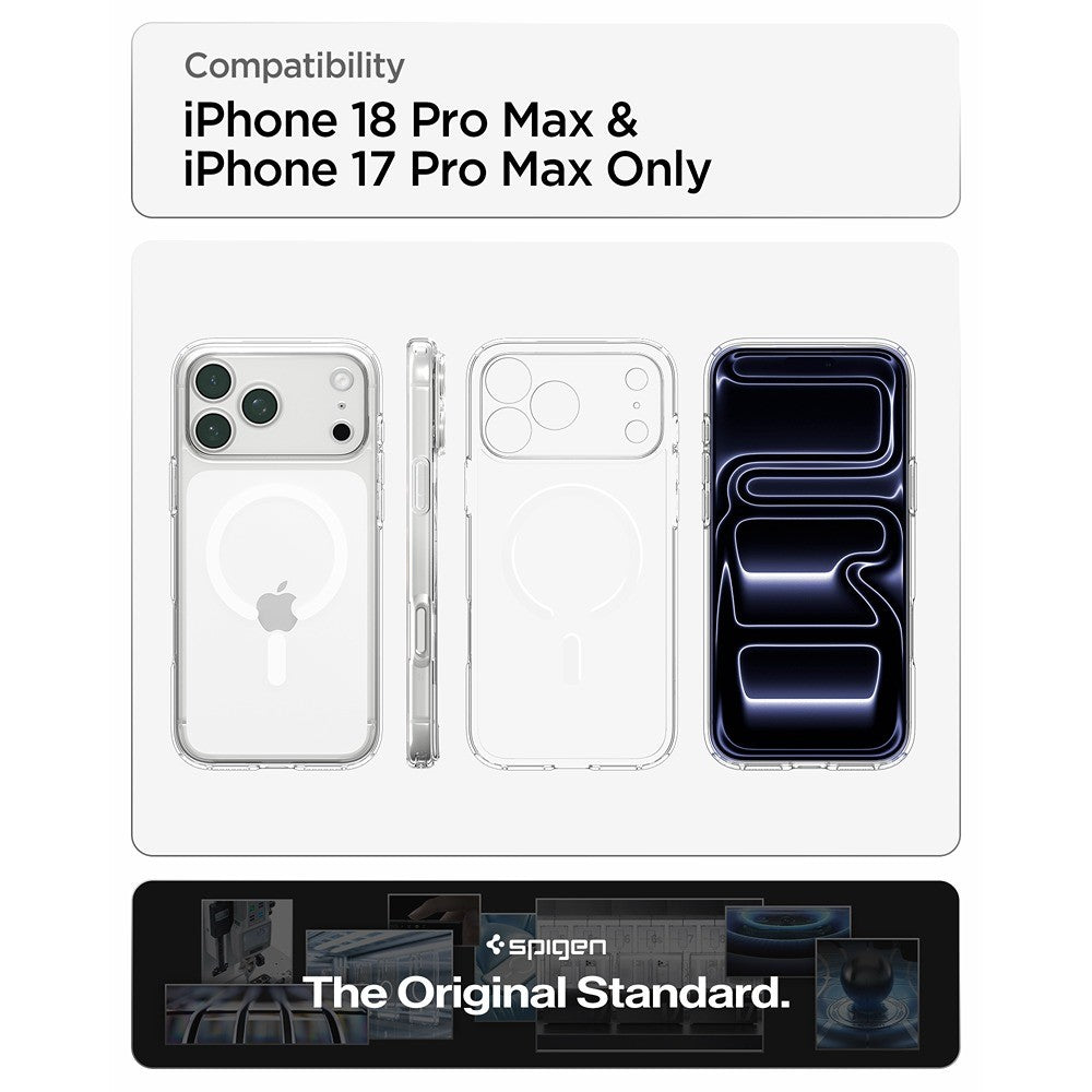 Spigen iPhone 17 Pro Max/iPhone 18 Pro Max Cover Ultra Hybrid MagFit Clear White