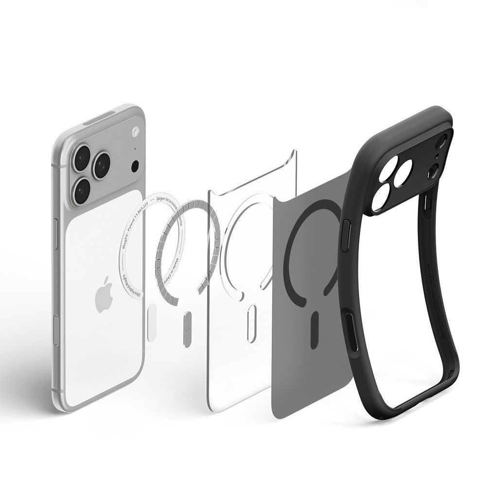 Spigen iPhone 17 Pro Max/iPhone 18 Pro Max Cover Ultra Hybrid MagFit Frost Black