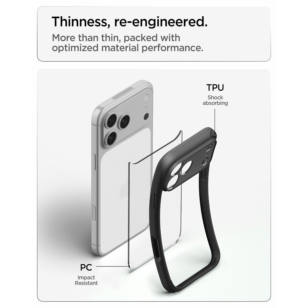 Spigen iPhone 17 Pro Max/iPhone 18 Pro Max Cover Ultra Hybrid Matte Black