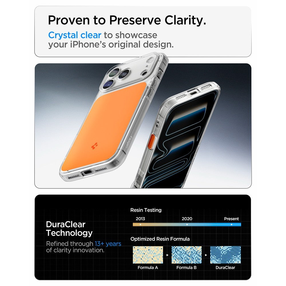 Spigen iPhone 17 Pro Max/iPhone 18 Pro Max Cover Ultra Hybrid T MagFit Glossy Orange