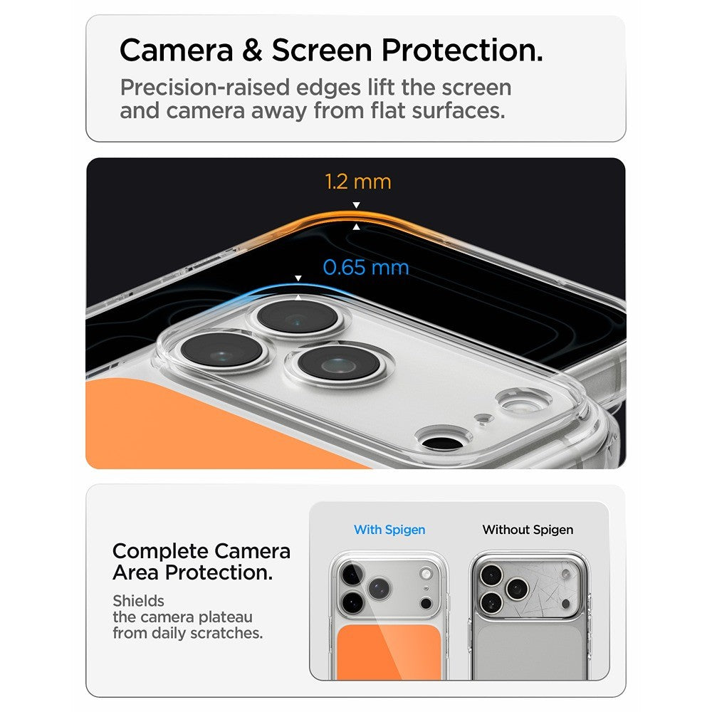 Spigen iPhone 17 Pro Max/iPhone 18 Pro Max Cover Ultra Hybrid T MagFit Glossy Orange