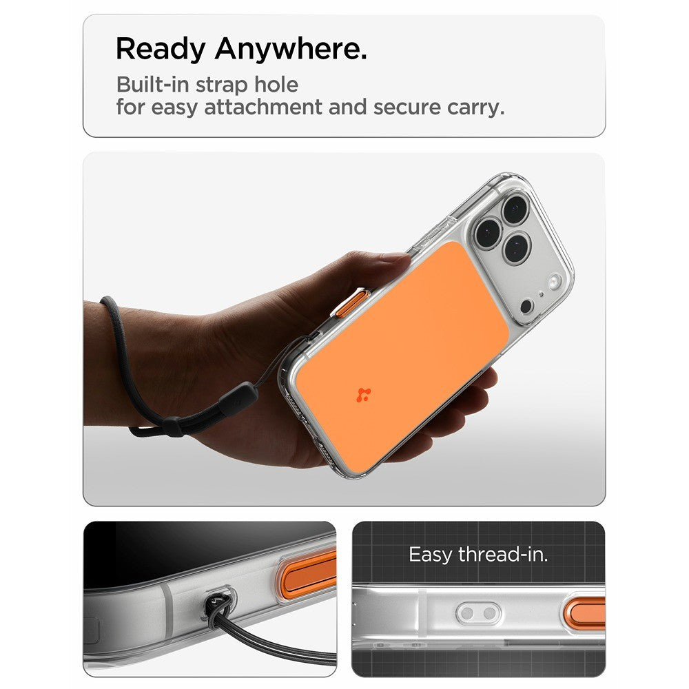 Spigen iPhone 17 Pro Max/iPhone 18 Pro Max Cover Ultra Hybrid T MagFit Glossy Orange