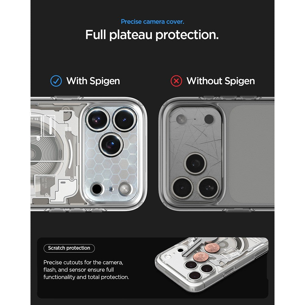 Spigen iPhone 17 Pro Max/iPhone 18 Pro Max Cover Ultra Hybrid Zero One MagFit Natural Titan