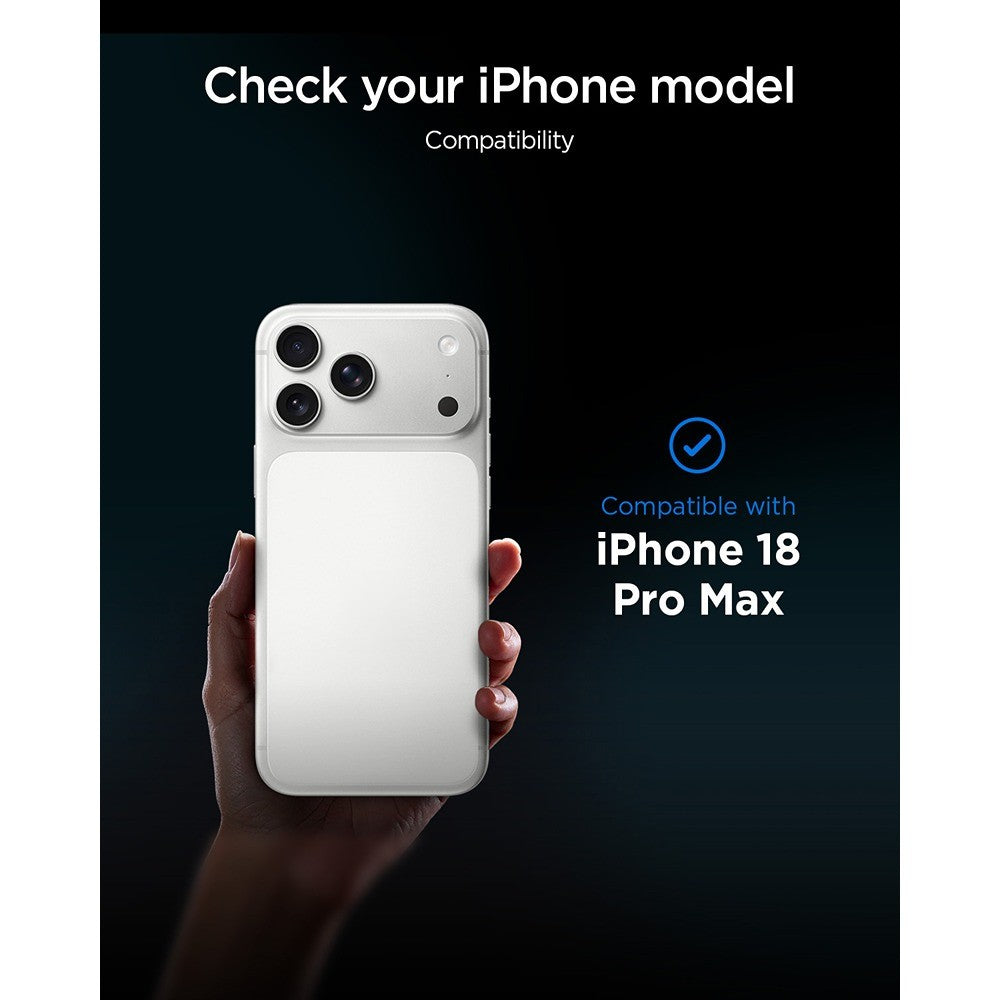 Spigen iPhone 18 Pro Max Skærmbeskytter Glas.tR EZ Fit Pro Privacy