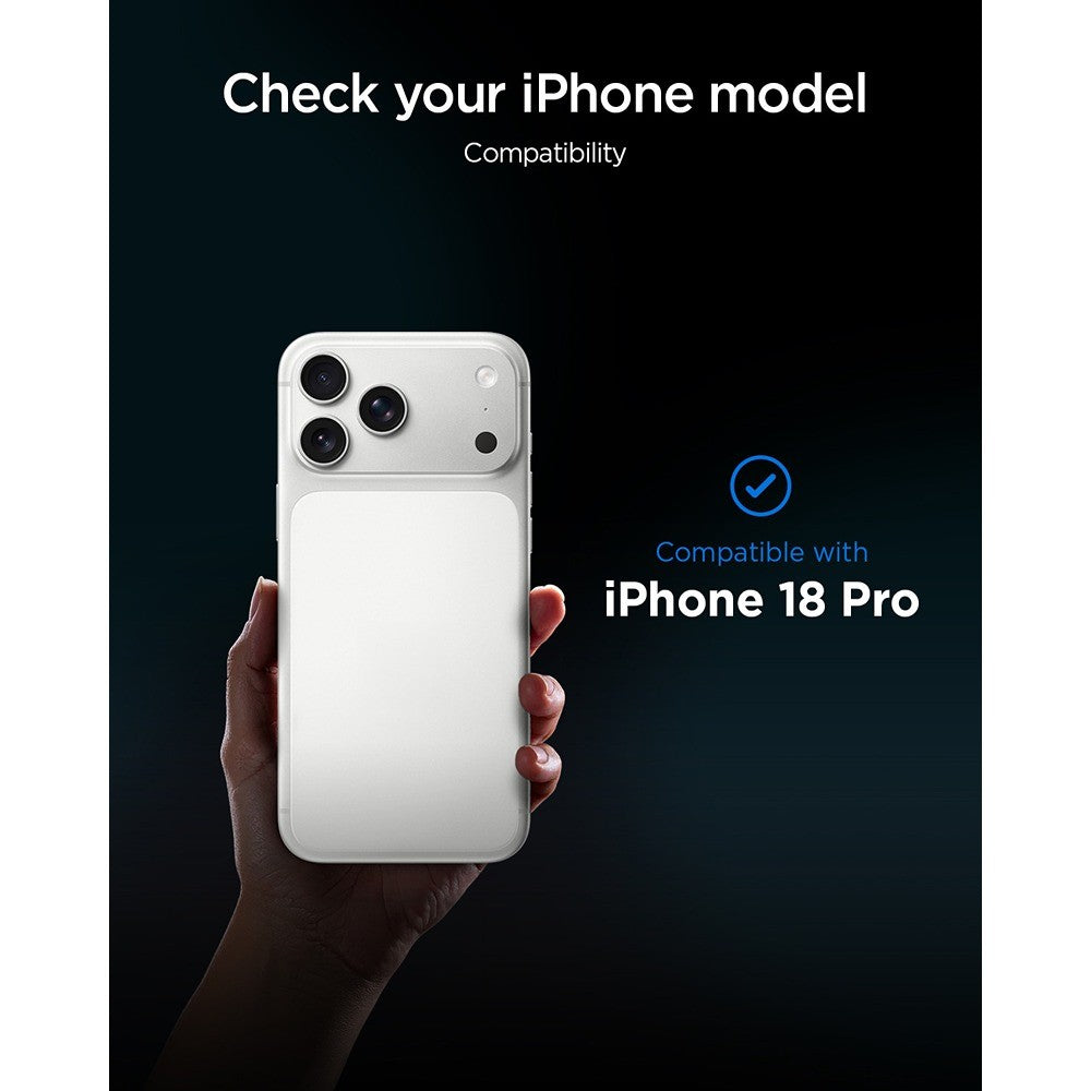 Spigen iPhone 18 Pro Skærmbeskytter Glas.tR EZ Fit Pro Privacy 2-pack