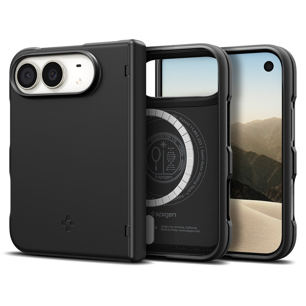Spigen iPhone Duo Cover Air Fit Pro MagFit Sort