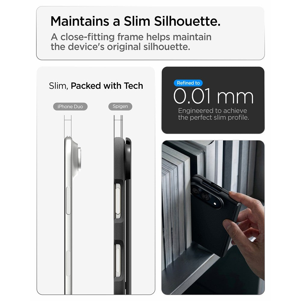 Spigen iPhone Duo Cover Air Fit Pro MagFit Sort
