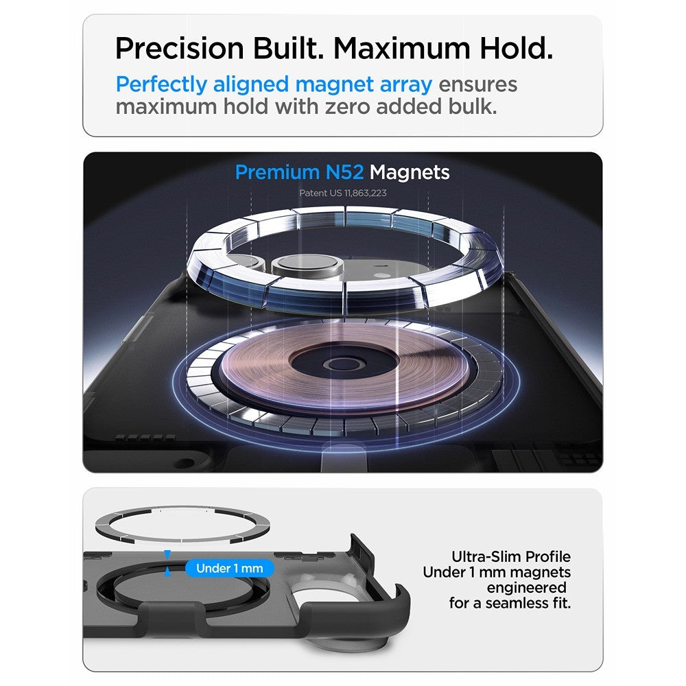 Spigen iPhone Duo Cover Ultra Hybrid Pro MagFit Frostsort