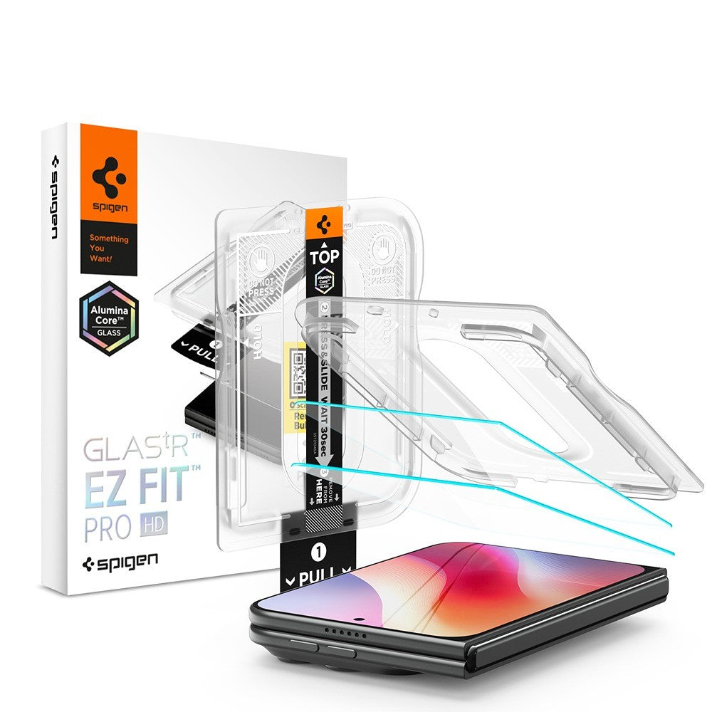 Spigen iPhone Duo Skærmbeskytter Glas.tR EZ Fit Pro 2-pack