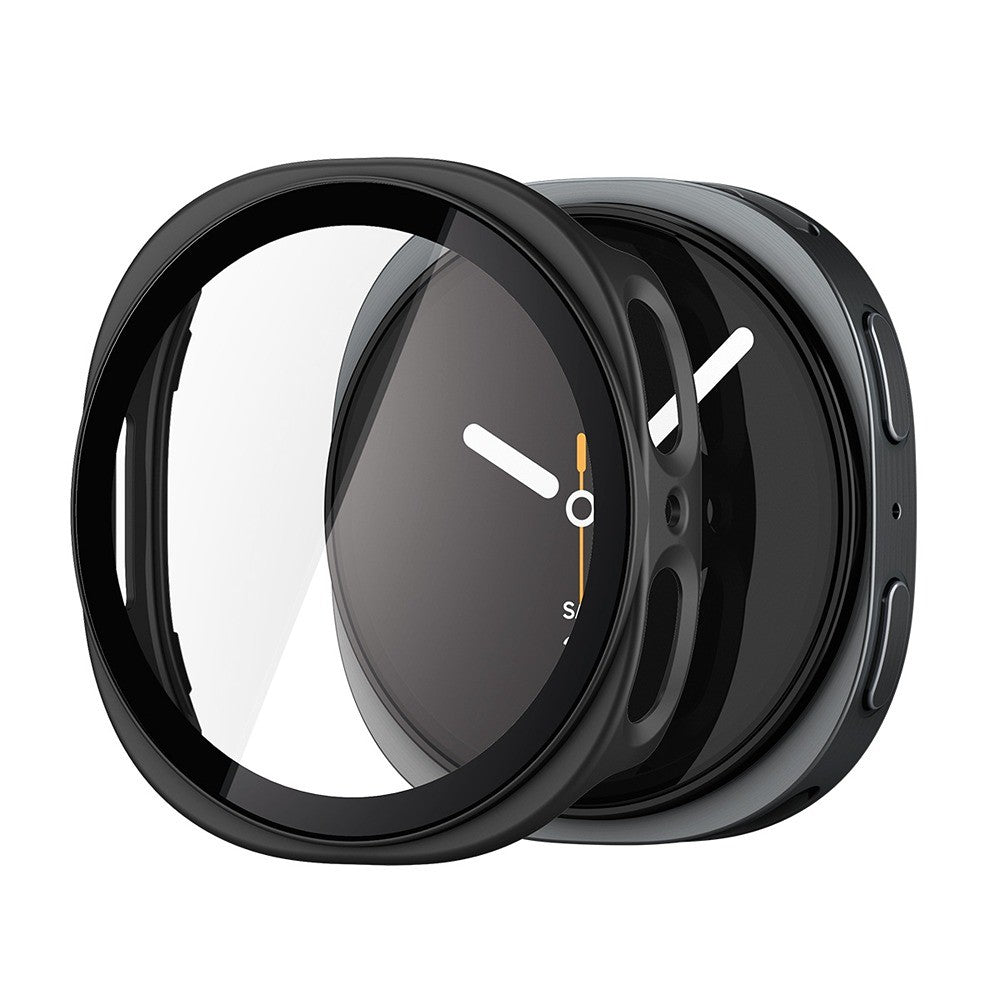 Spigen Samsung Galaxy Watch 8/9 44mm Skal med Skärmskydd Thin Fit 360 Svart
