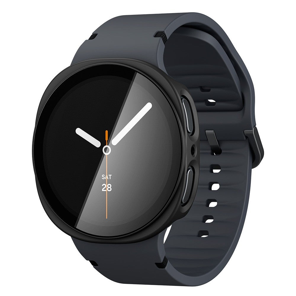 Spigen Samsung Galaxy Watch 8/9 44mm Skal med Skärmskydd Thin Fit 360 Svart