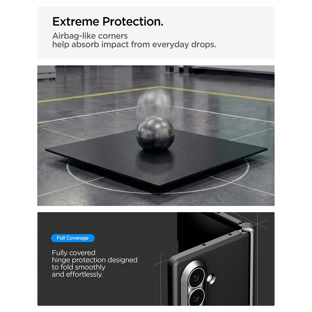 Spigen Samsung Galaxy Z Fold 8 Ultra Skal Tough Armor Pro MagFit Svart