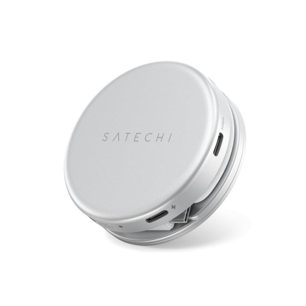 Satechi OntheGo 5-in-1 Multiport Adapter USB-hub Sølv