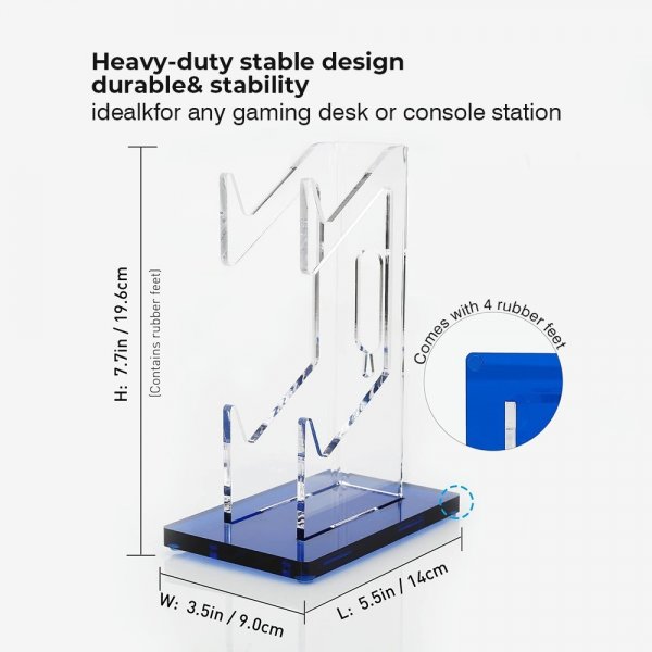 Stativ til to controllere Rød