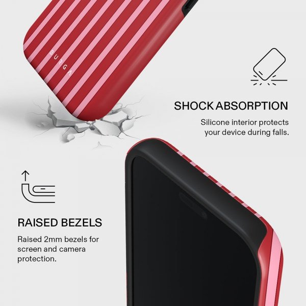 Burga iPhone 17 Pro Cover Tough MagSafe Strawberry Jam