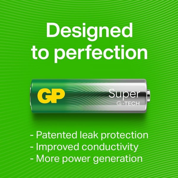 GP Super Alkaline AAA-batteri 24A/LR03 40-pak