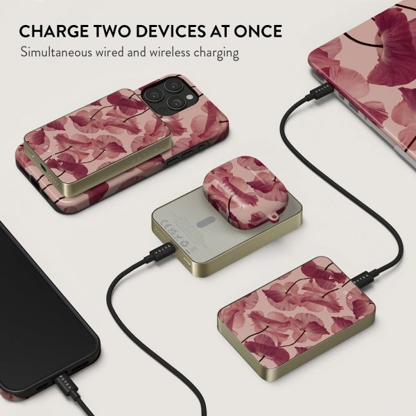 Burga Powerbank MagSafe 5000 mAh Tender Kiss Guld