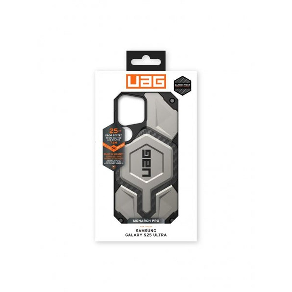Urban Armor Gear (UAG) Samsung Galaxy S25 Ultra Cover Monarch Pro MagSafe Titanium