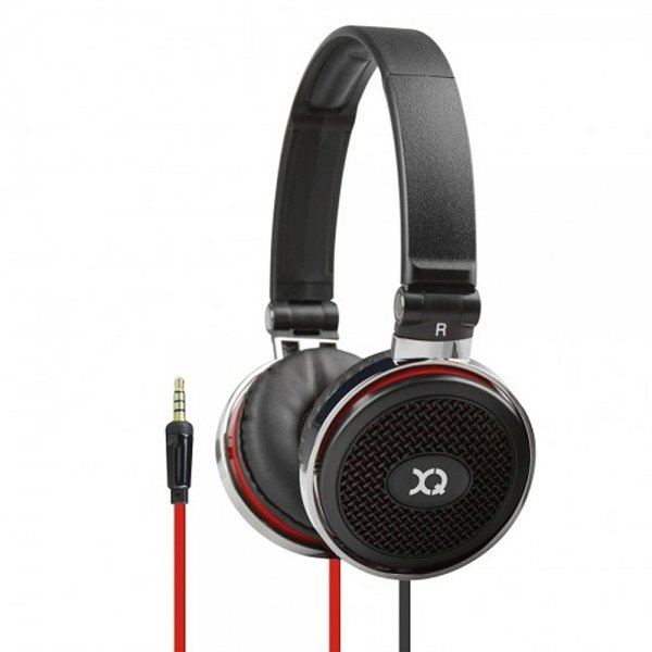 Xqisit Kablet Over-Ear Høretelefoner H100 3.5mm Sort