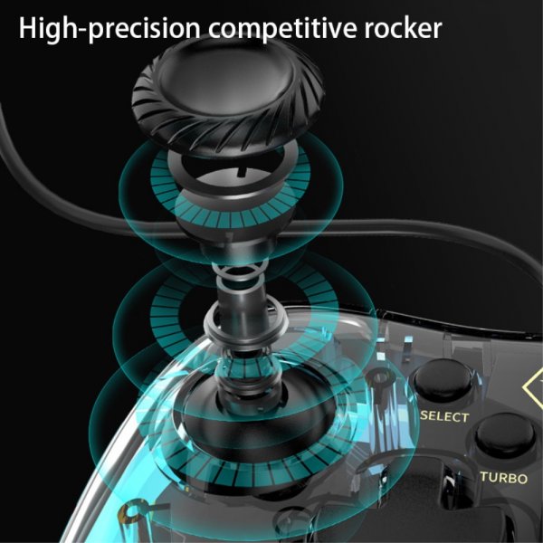 Aolion Klar Spilkontrol Nintendo Switch/PC Kablet RGB