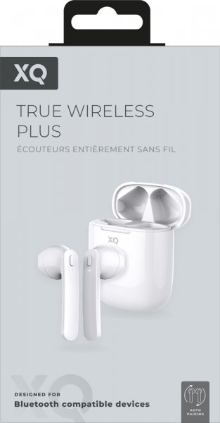 Xqisit True Wireless Plus Trådløse Hovedtelefoner Hvid
