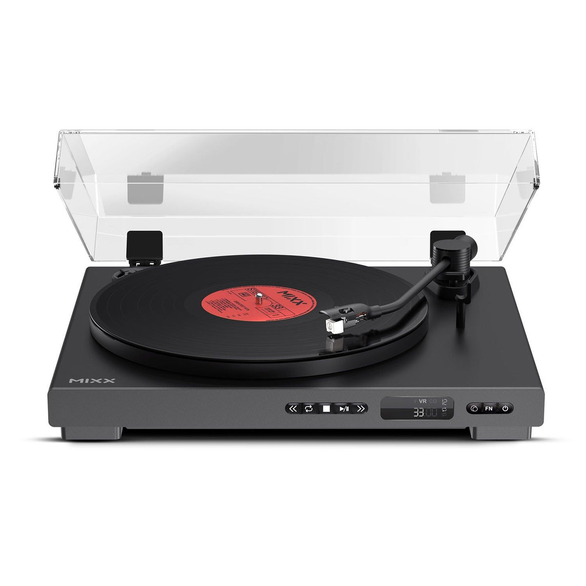 Mixx Analog Plus 2-i-1 Vinyl- og CD-Afspiller Sort