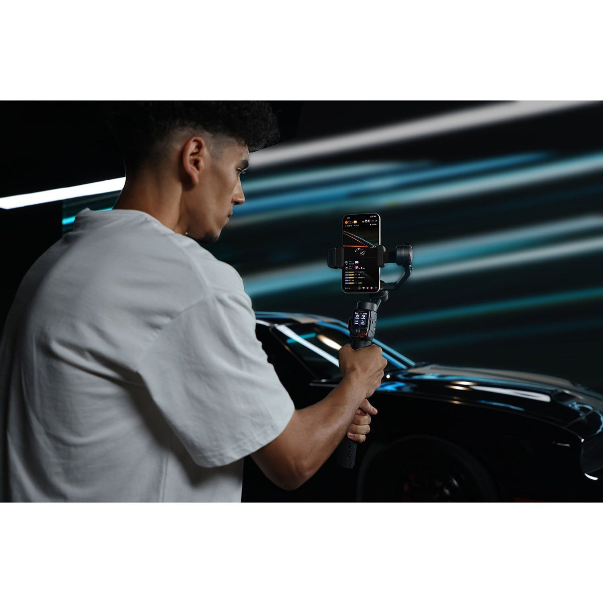 Hohem iSteady M7 Smartphone Gimbal Sort Kit med AI