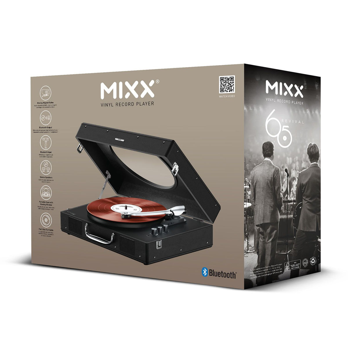 Mixx Revival 65 Vinylspiller Stereo Sort