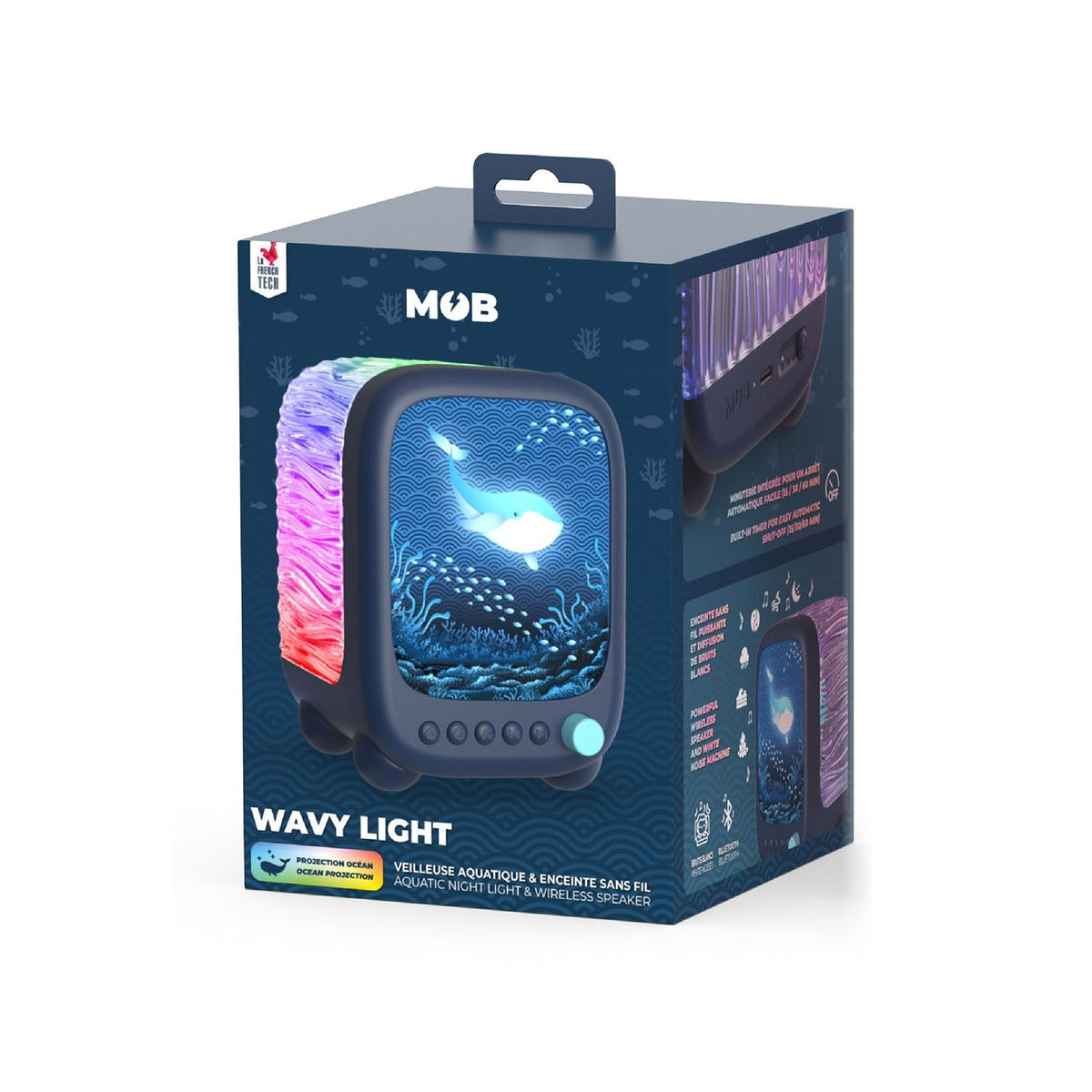 Mobility on Board Nattlampe Ocean Wavy Light Abyss Blue
