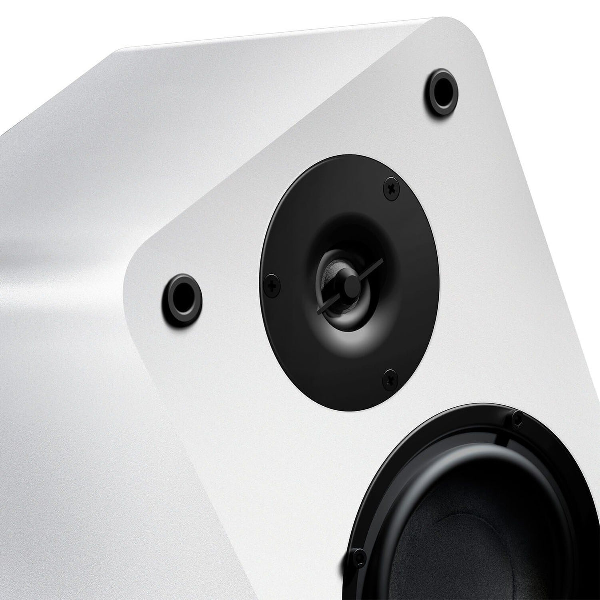 Mixx System 5 Vinyl-Afspiller Stereo med Højtalere Hvid