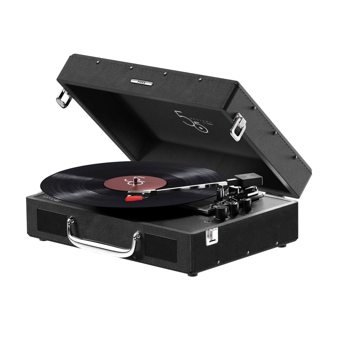 Mixx Revival 55 Vinyl-Afspiller Stereo Sort